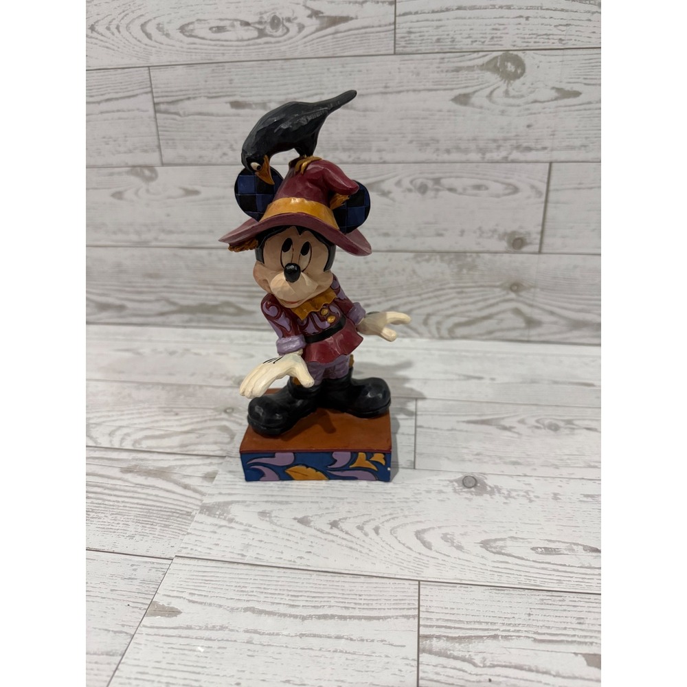 Disney Traditions Jim Shore Scaredy-crow Minnie Mouse Halloween Figurine 6010862